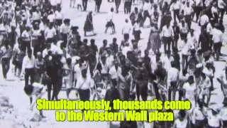 The Western Wall - The Liberation from the Jordanians at 1967. Jerusalem, Israel