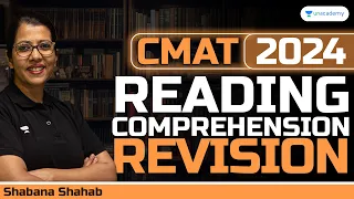 CMAT 2024 Reading Comprehension Revision Session 05  | Shabana Shahab