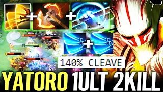 🔥 YATORO Juggernaut Fury + Empower 110% Cleave — WTF 1ULT 2KILL Strongest Katana Dota 2 Pro