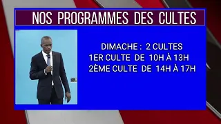 2ÈME CULTE DOMINICAL - DIMANCHE 09/01/2022