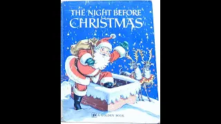 The Night Before Christmas.  When a vintage book comes to life.  Interactive read along!