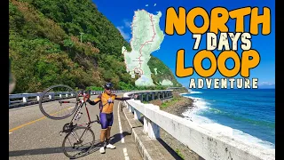 7 Days | North Luzon Loop Bike All The Way  | Food Trip | Luzon's Long and Winding Roads | Part 1