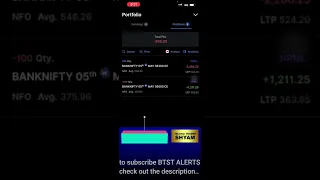 Early exit | Banknifty BTST | Nifty50 BTST | 26 April | Telugu Trader Shyam #shorts