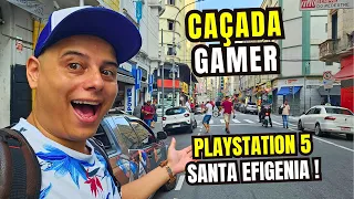 CAÇADA Gamer PLAYSTATION 5 na SANTA EFIGENIA !