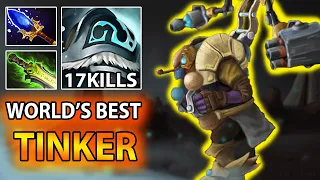 Is This Player The Best Tinker Ever ( Dota 2 Broken Build )