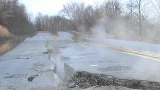 Smoking centralia during the day