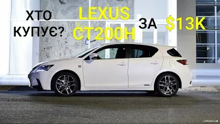 Lexus CT200h Купуємо? Кому потрібен?