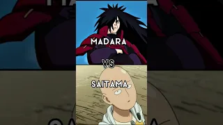 Madara vs Saitama who is stronger #shorts