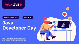 WeAreDevelopers LIVE - Java Developer Day