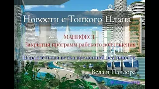 #87 Новости с тонкого плана. МАНИФЕСТ закрытия рабских программ воплощения. Параллельная реальность