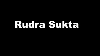 Rudra Sukta (Rigveda)