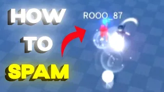 How To SPAM in Mobile Roblox Blade Ball...