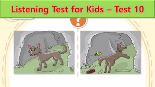 Listening Test for Kids | Test 10