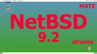 NetBSD 9.2 (MATE) Пробуем установить...