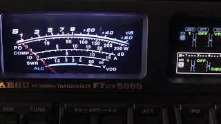 Pulling out an almost imaginary QRP CW signal with the Yaesu FTdx5000MP