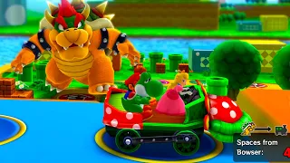 Mario Party 10 Bowser Party - Mario, Peach, Luigi, Daisy vs (Playing as Bowser) - Mushroom Park