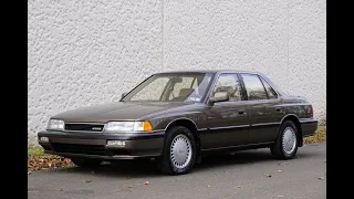 4K Review 1990 Acura Legend L V6 Virtual Test-Drive & Walk-around