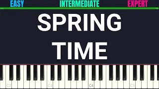 Yiruma - Spring Time | 3-LEVELS Piano Tutorial
