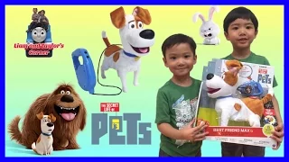 My Best Friend MAX Walking Talking Friend The SECRET LIFE of PETS Unboxing | Liam and Taylors Corner