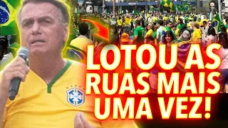 BOLSONARO LOTOU AS RUAS DE NOVO E FEZ DISCURSO FORTE EM SÃO PAULO! ESQUERDA FICOU DESESPERADA!