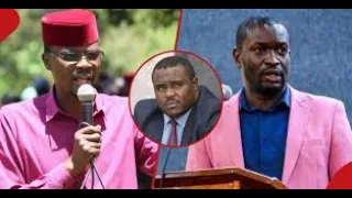 DIDMUS BARASA TASTES THE WRATH OF SEN SIFUNA AS ANGRY MOB ALMOST BEAT UP DIDMUS BADLY IN BUNGOMA