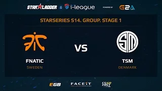 Fnatic vs TSM - Map 2 - Inferno (SL i-League StarSeries XIV)