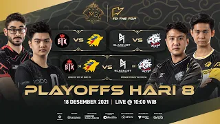 (BAHASA INDONESIA) M3 Playoffs Hari 8 | MLBB World Championship 2021 | Singapura