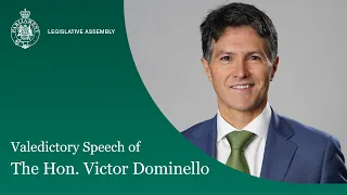 Valedictory speech - the Hon. Victor Dominello MP, Member for Ryde