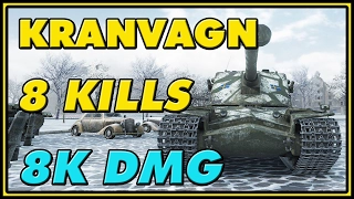 World of Tanks | Kranvagn - 8 Kills - 8K Damage