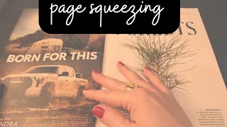 ASMR - Page Turning with Squeezing -- Sleep, Study & Relaxation - No Talking