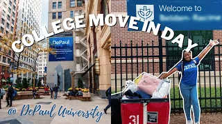 college move in day 2021! (freshman year at DePaul University)