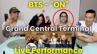 BTS Performs "ON" at Grand Central Terminal for The Tonight Show | Reaction - Australian Asians