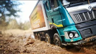 Diecast Model of Mahindra Blazo Truck Stuck In Mud | John Deere Tractor | Truck Stuck | Auto Legends