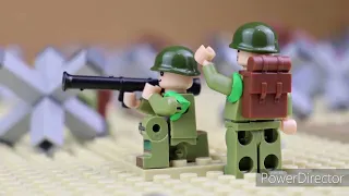 Lego D-Day - The Battle Of Omaha Beach - WW2 stop motion