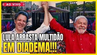 LULA FAZ GRANDE ENCONTRO EM DIADEMA!! O DESESPERO DE BOLSONARO SÓ AUMENTA!!!