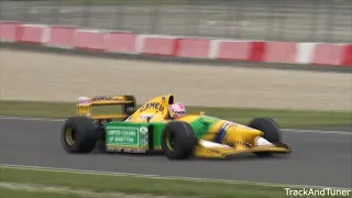 Michael Schumacher Ford Benetton B192 V8 Hits The Track