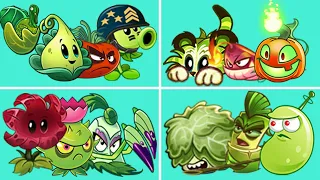 Tournament 04 SUPER Team Plant Max Level - Which Team Will Win ? - PvZ 2 Team Plants