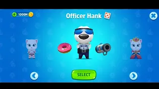 Talking Tom Splash Force Gameplay || Officer Hank Gameplay