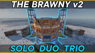 THE BRAWNY v2 - RUST Multi-TC 2x1 Peekdown Solo/Duo/Trio Base Design 2022