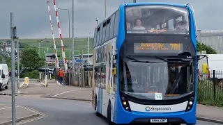 Onboard Stagecoach Bus 10480 - ADL Enviro400 - Route 701 - (SN65 OBP)