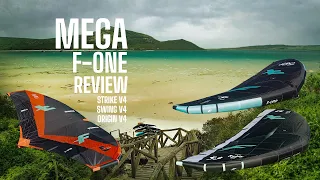 New F-One 2024/25 Mega Wing Foiling Review. Strike V4 vrs Swing V4 vrs Origin V4. Extensive Feedback