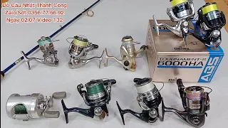 Video 132 - Máy Lục Câu Biển - Cần Lure Kencarf - Máy Câu Đời Cao Size 1000-3000 - Thành Công 02/07