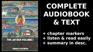 The Jataka Volume I (1/2) 🎧 By Robert Chalmers. FULL Audiobook