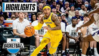 Michigan at Northwestern | Highlights | Big Ten Men's Basketball | Feb. 2, 2023