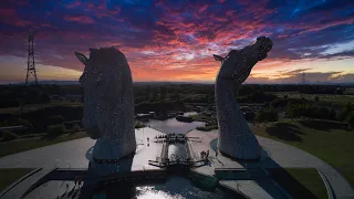 The Kelpies 10th July 2022 By Drone