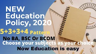 New Education Policy 2020 | End of 10+2 System | New system 5+3+3+4 | NEP 2020 | Nai Shiksha Niti