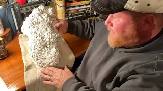 Cast Made of Possible Bigfoot Foot Print Fayette County WV Update