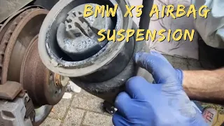 BMW X5 airbag suspension replacement