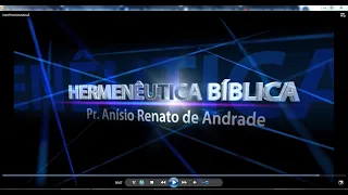 Hermenêutica Bíblica - Aula 1 - Boas vindas e Introdução