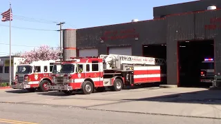 Passaic Fire Department Spare Ladder 3 Engine 3 And Engine 2 Responding  4-24-19